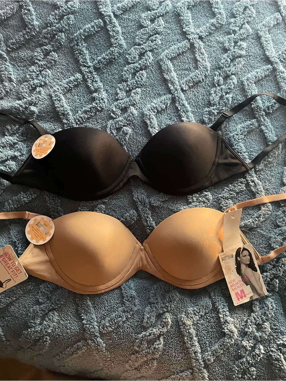 Maidenform Black & Nude Smooth T-Shirt Bras Duo